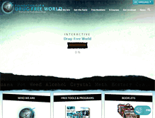 Tablet Screenshot of drugfreeworld.org